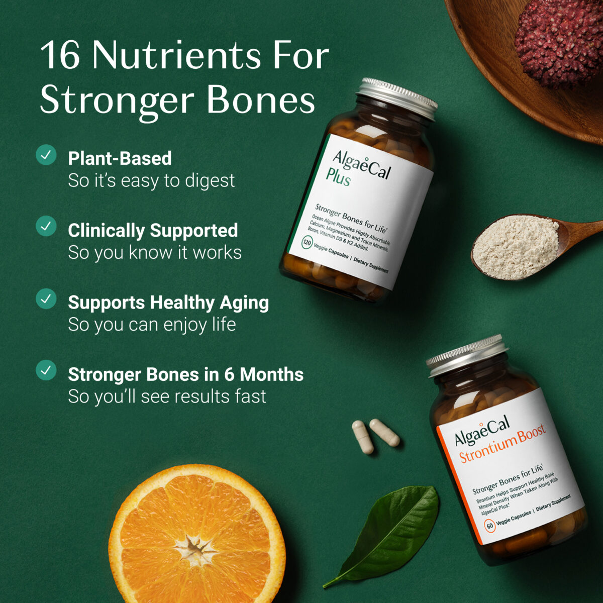 16 nutrients for stronger bones