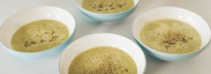 broccoli and white bean soup
