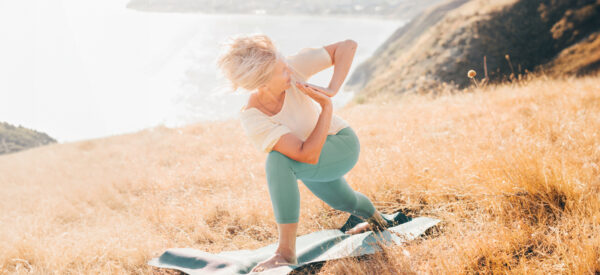 Yoga at the beach