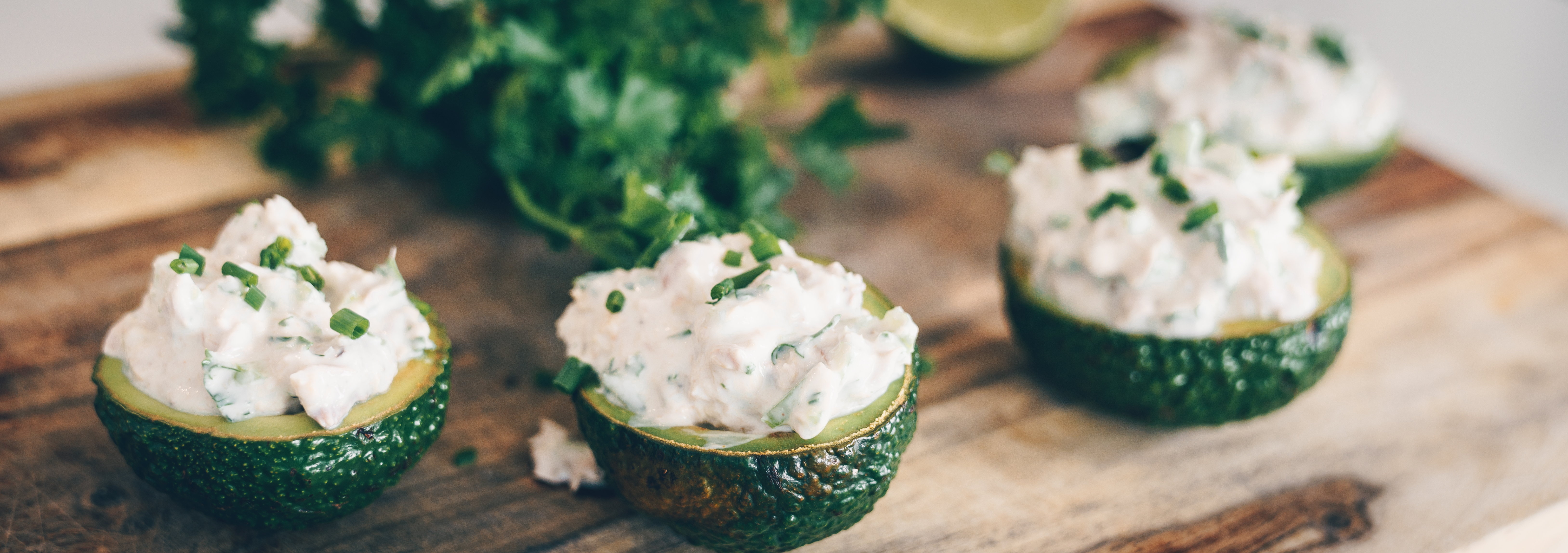 Salmon-Stuffed Avocados