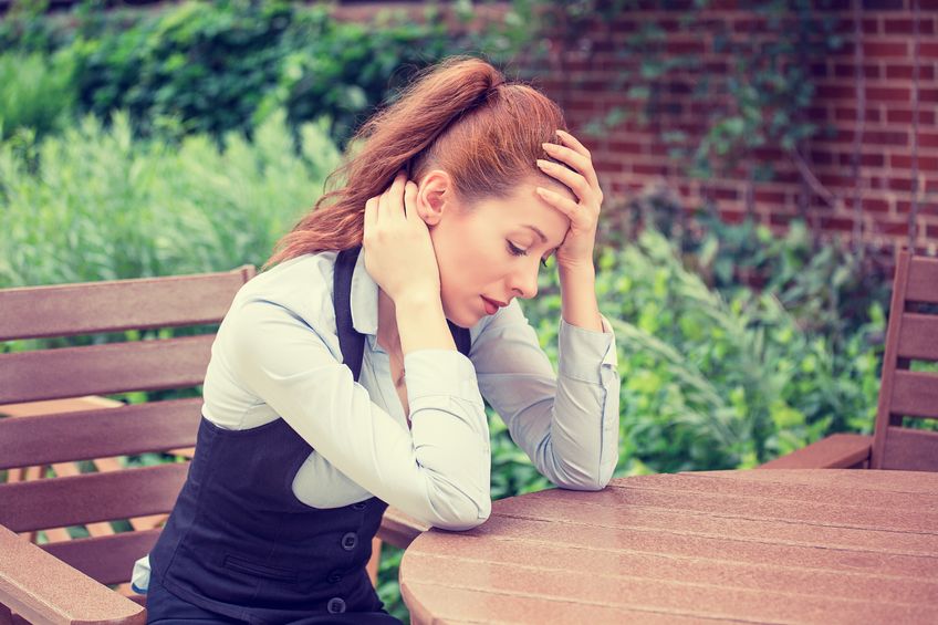 stress and thyroid health stressed woman