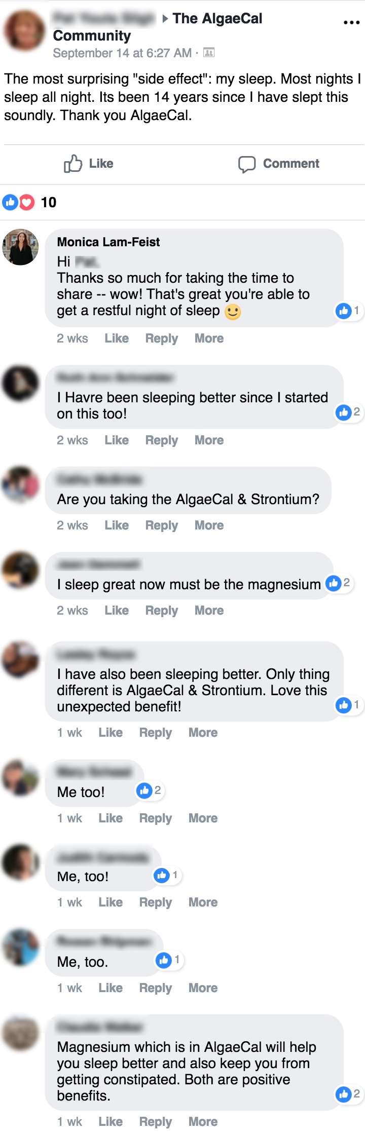 I sleep great now. It must be the magnesium