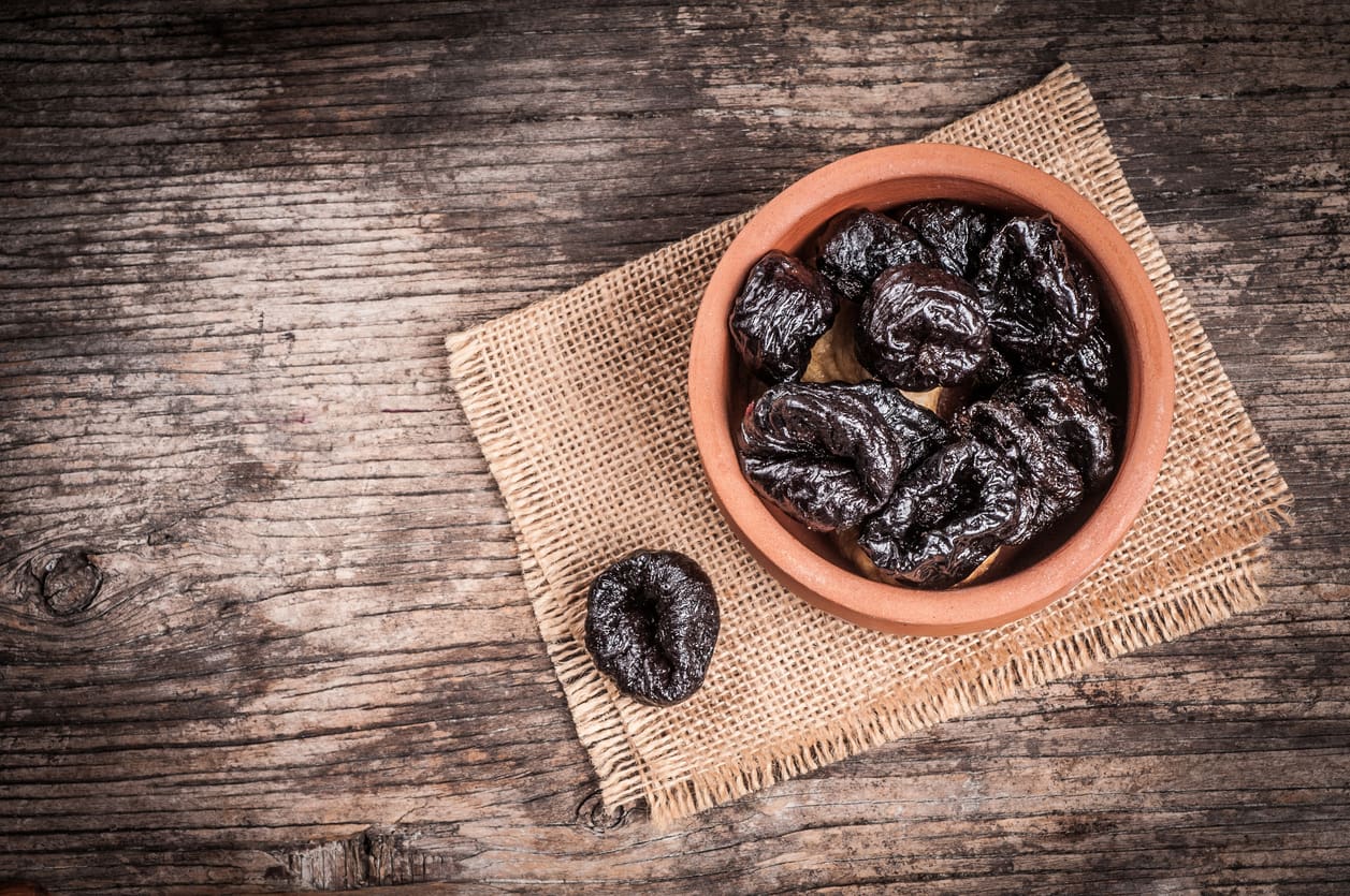 dried plums - foods for strong bones