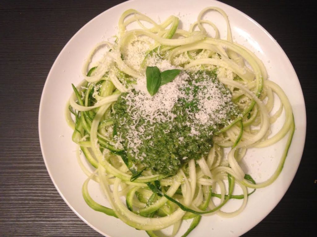 Bone Healthy Zucchini Pesto Noodles