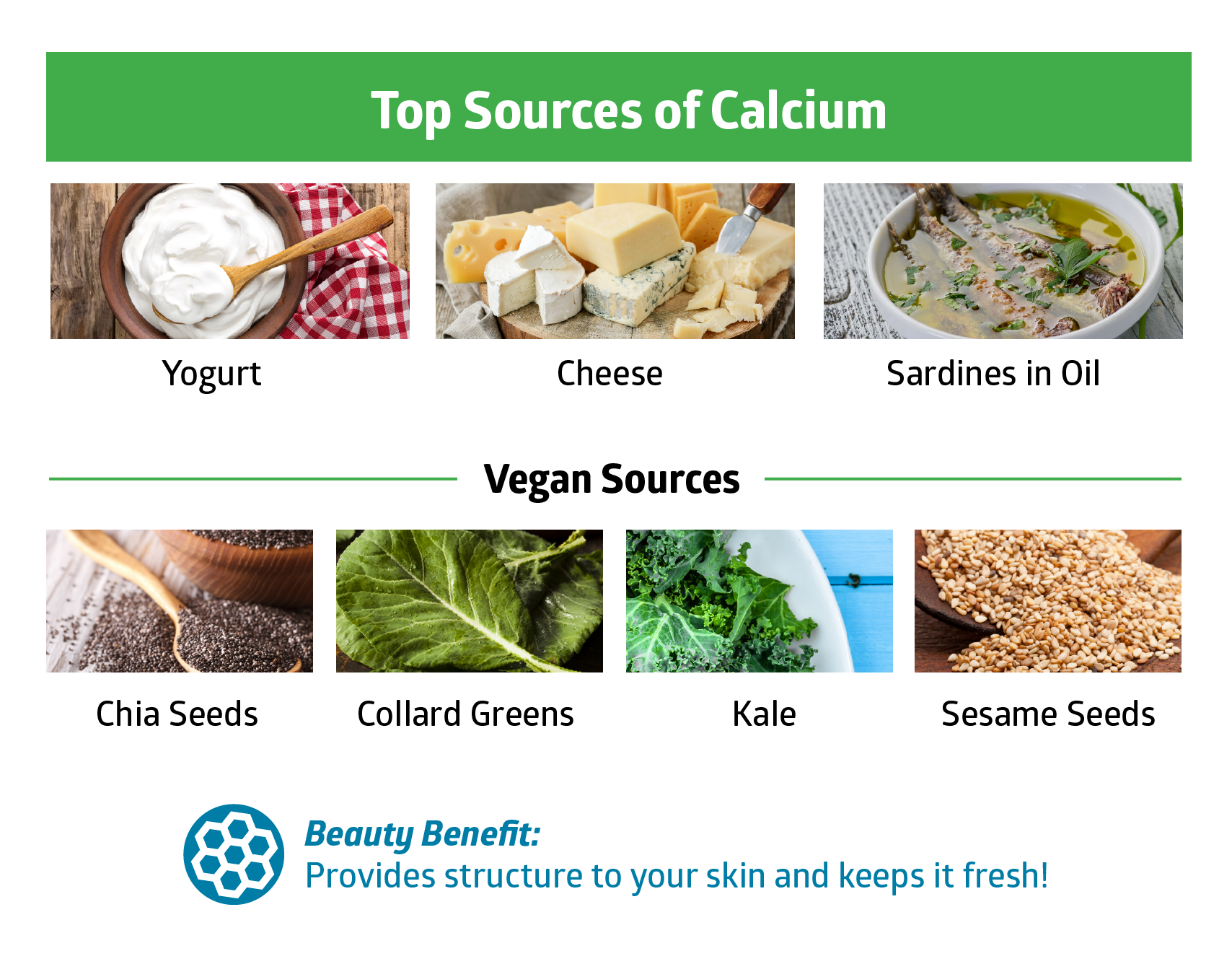 calcium - beauty vitamins and minerals