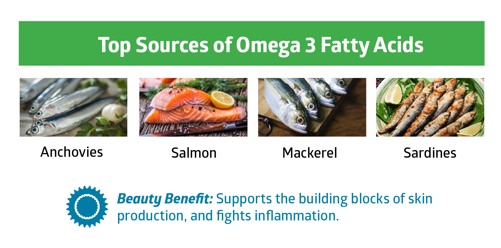 omega 3 fatty acids - beauty vitamins and minerals