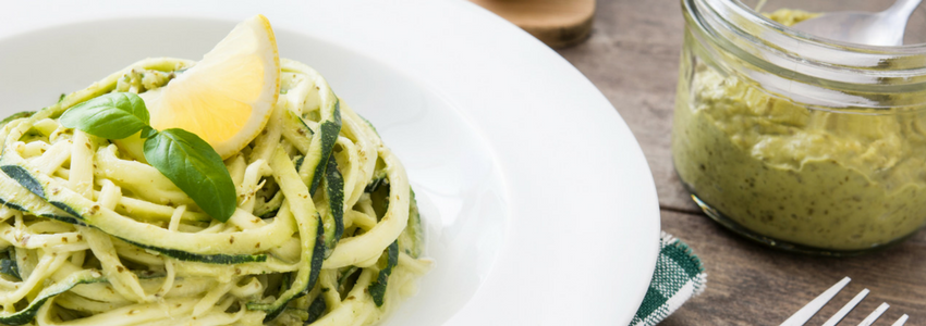 Bone Healthy Zucchini Pesto Noodles